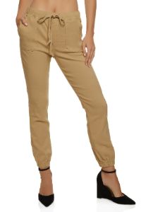 Drawstring High Waist Joggers sold by Rainbow