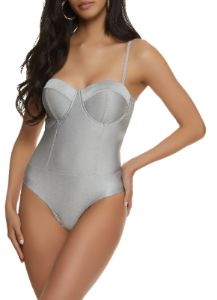 Bustier Corset Bodysuit sold by Rainbow