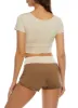 Two Tone Detail Crop Top sold by Rainbow