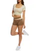 Two Tone Detail Crop Top sold by Rainbow