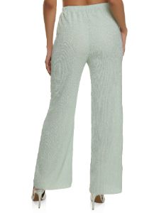 Textured Knit Wide Leg Pants sold by Rainbow