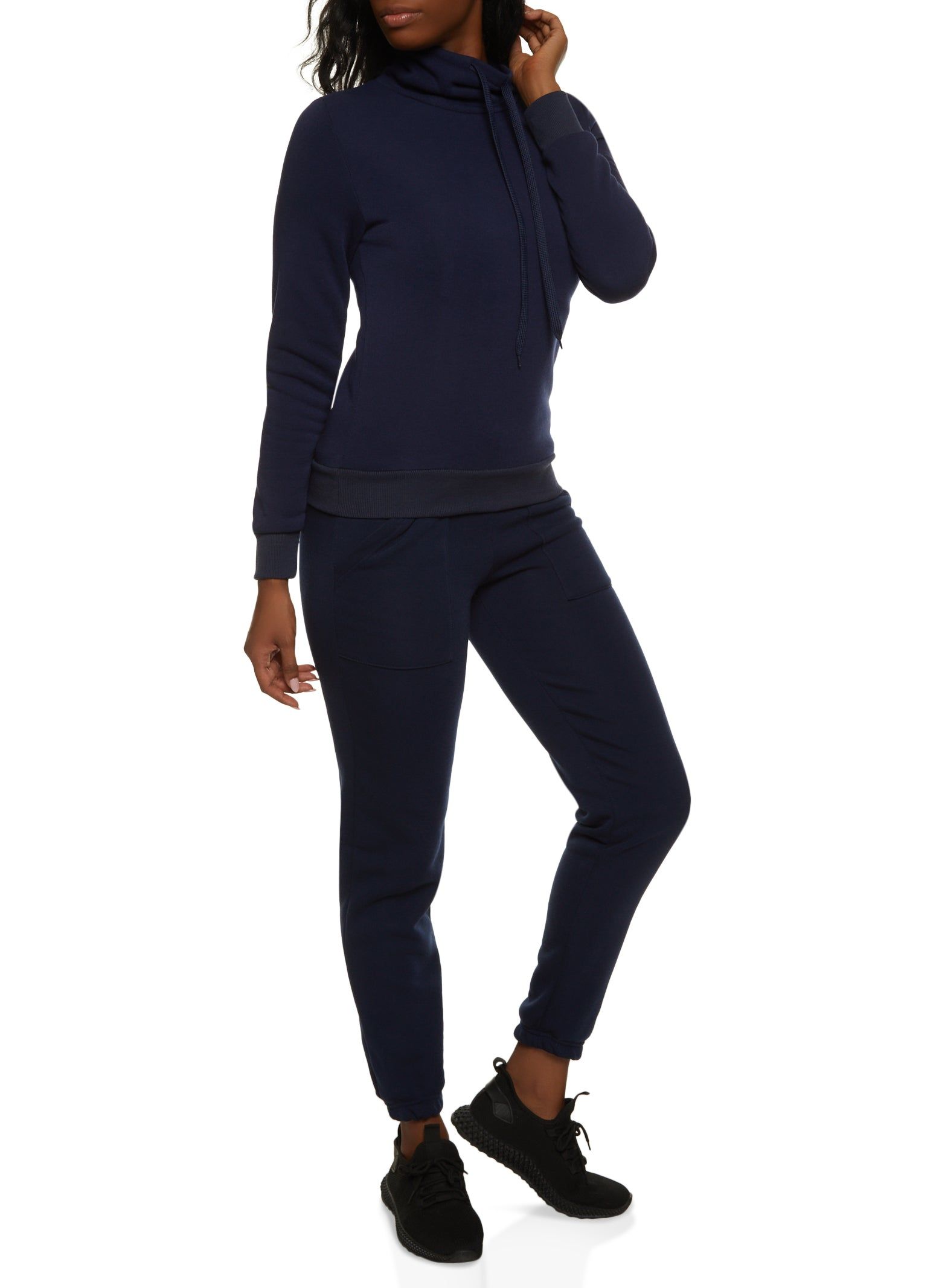 Fleece Funnel Neck Sweatshirt sold by Rainbow product image thumbnail 2