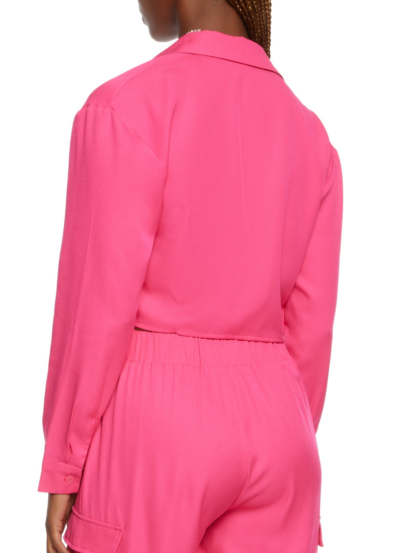 Pocket Detail Twist Front Crop Top sold by Rainbow product image thumbnail 3