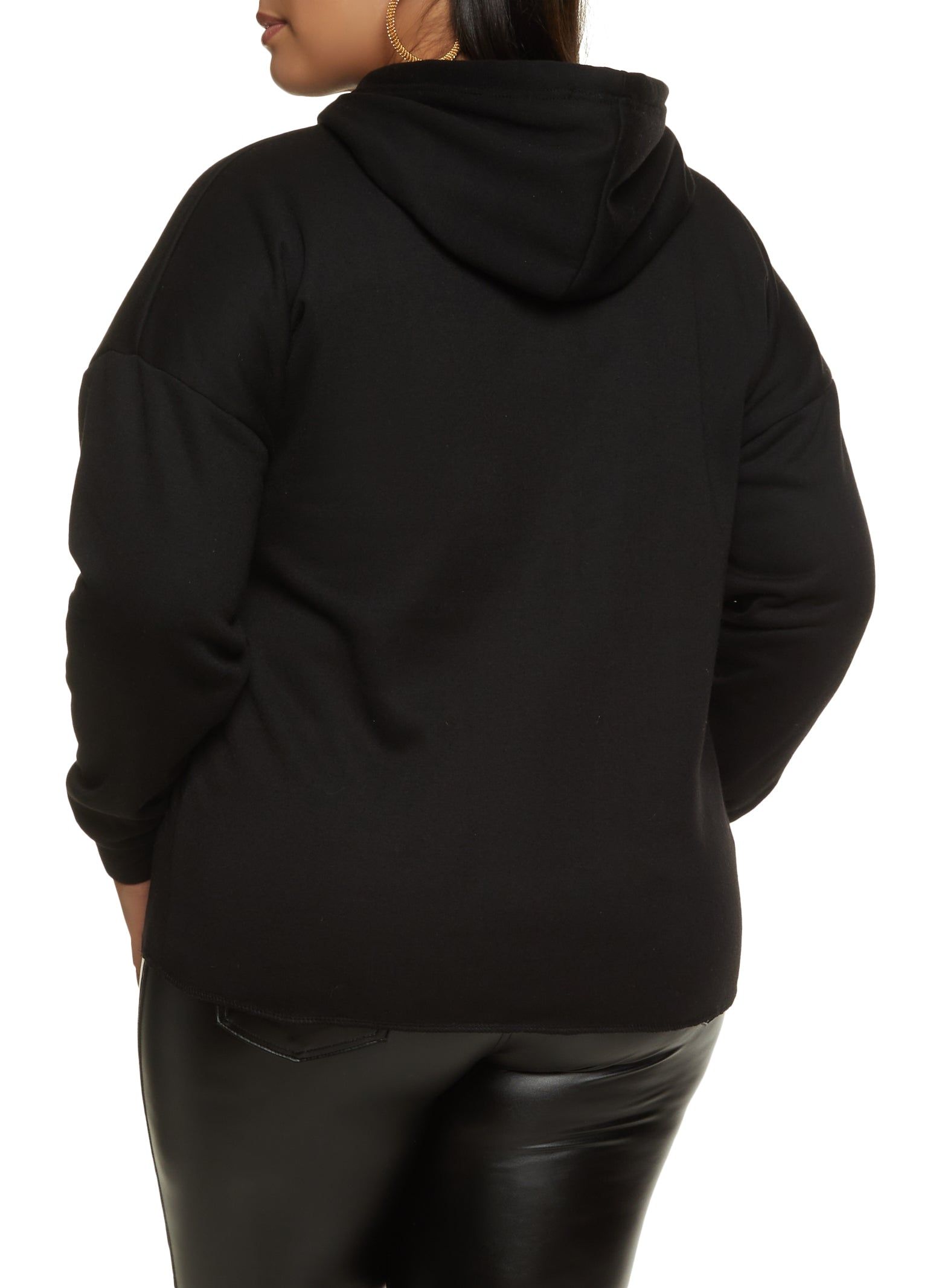 Plus Size Rhinestone Nutritional Facts Hoodie sold by Rainbow product image thumbnail 2