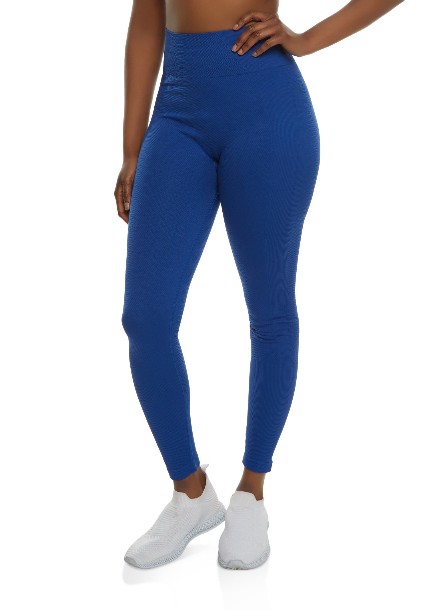 High Waisted Textured Seamless Leggings sold by Rainbow