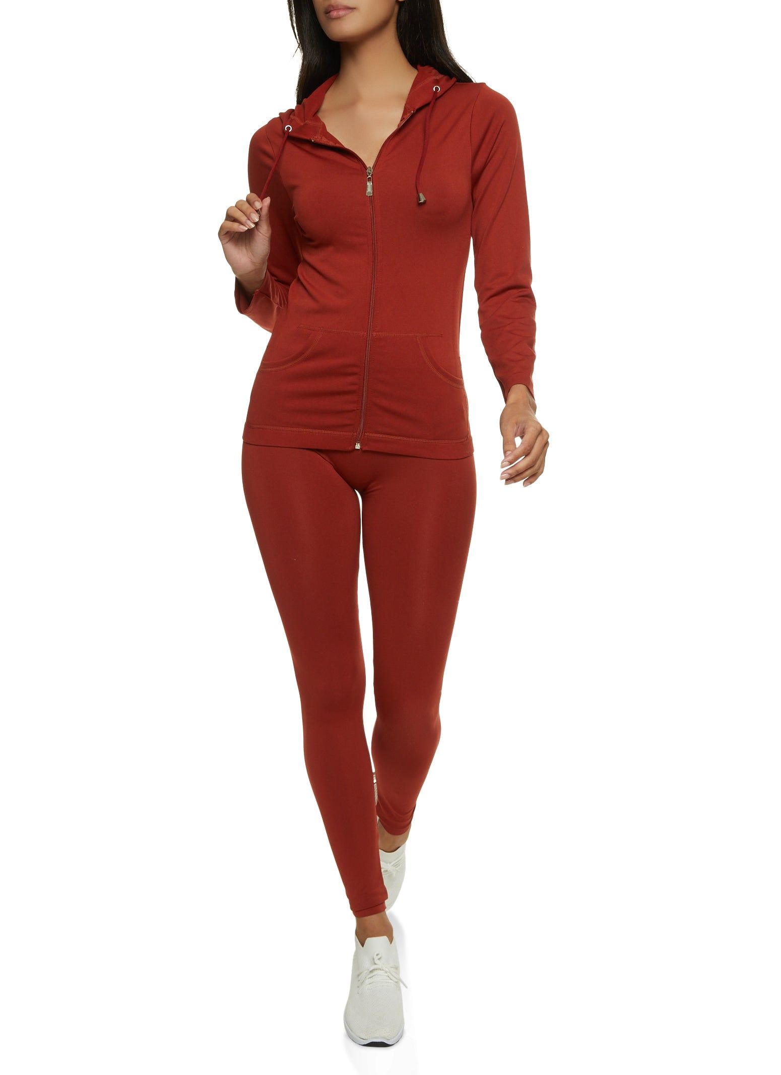 Basic Hooded Track Jacket sold by Rainbow product image thumbnail 2