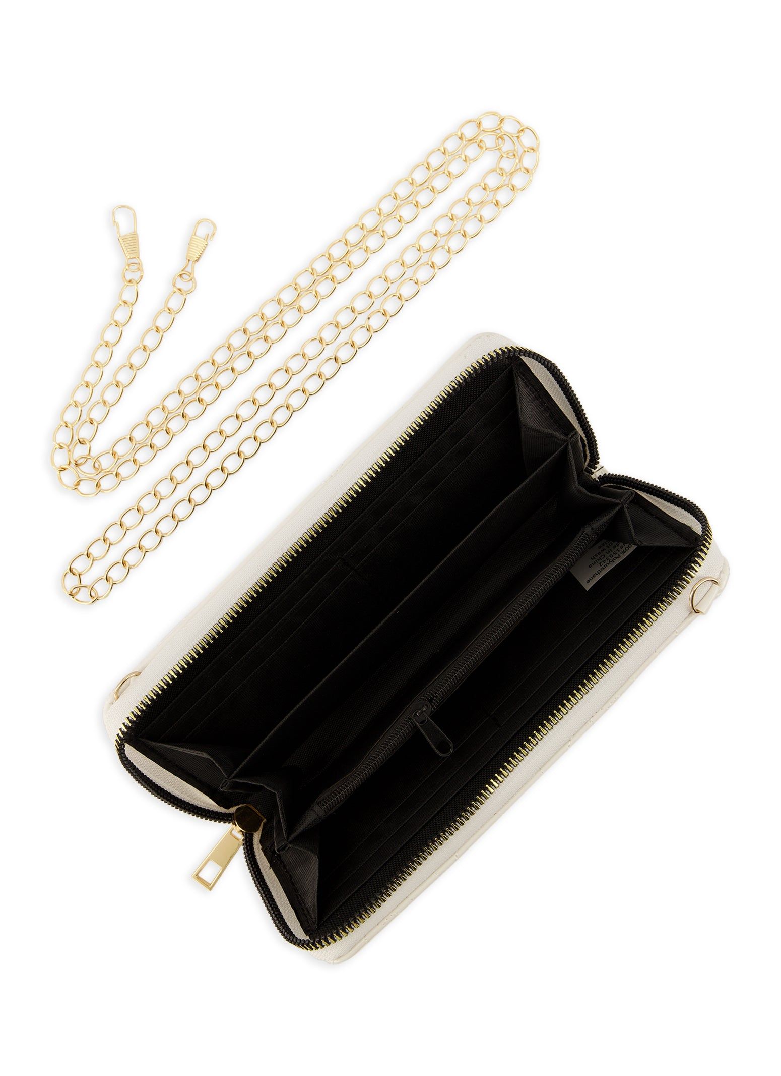 Floral Embossed Zip Crossbody Wallet sold by Rainbow product image thumbnail 5