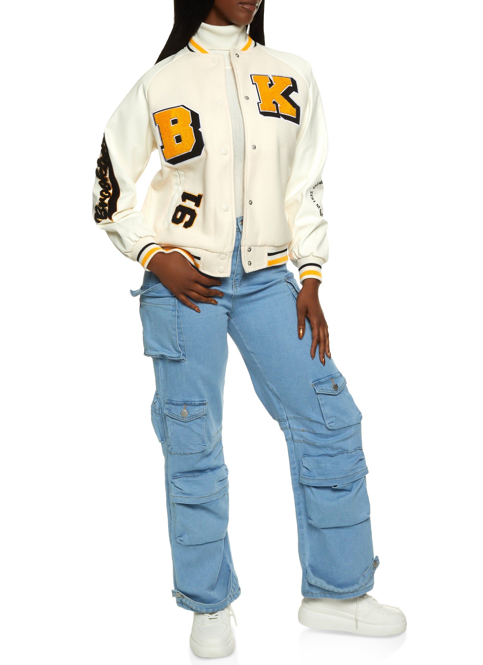 BK Chenille Patch Varsity Jacket sold by Rainbow product image thumbnail 2