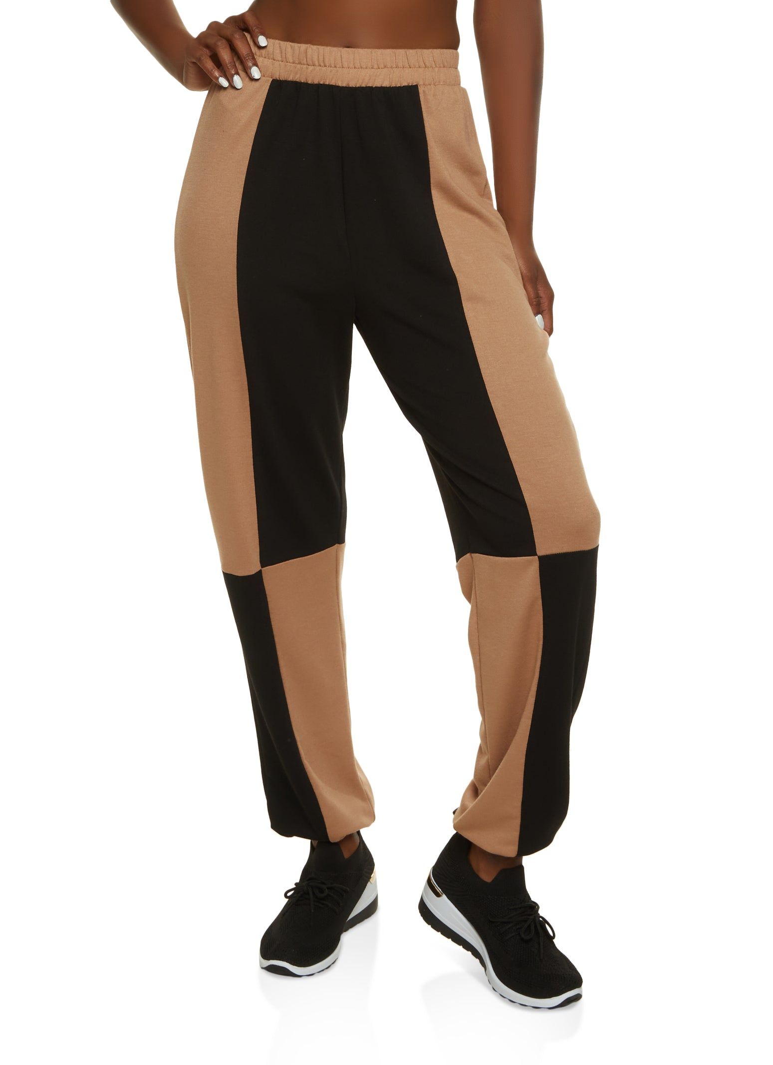 French Terry Color Block Sweatpants sold by Rainbow