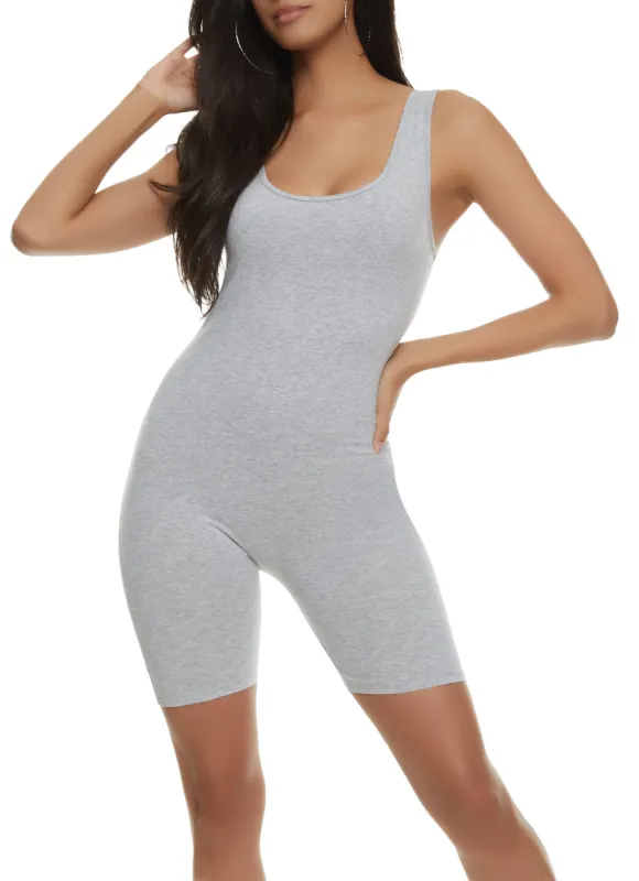Daisy Scoop Neck Tank Romper sold by Rainbow