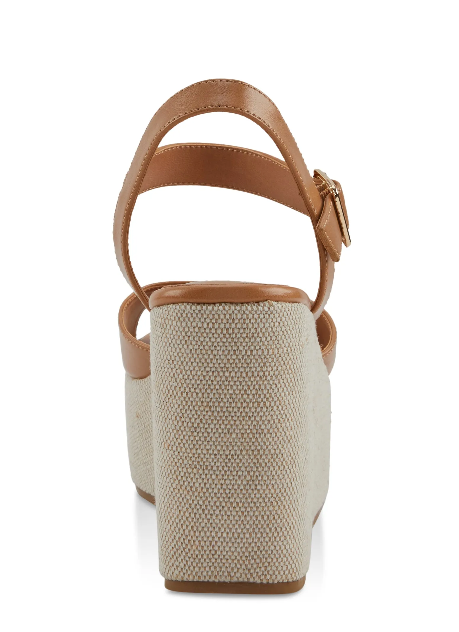 Open Toe Buckle Strap Platform Wedges sold by Rainbow product image thumbnail 3