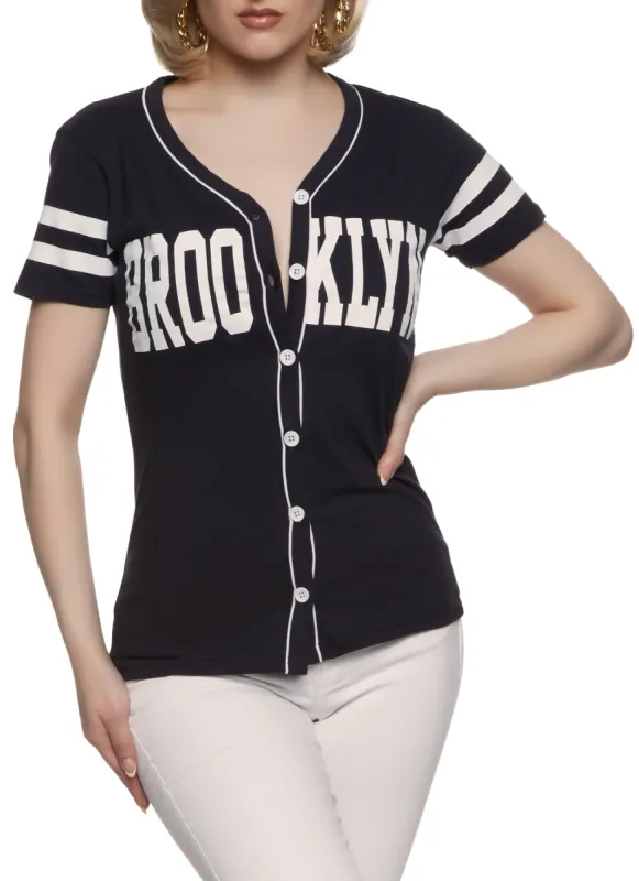 Brooklyn 22 Baseball Shirt sold by Rainbow