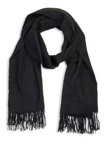 Solid Fringe Scarf sold by Rainbow