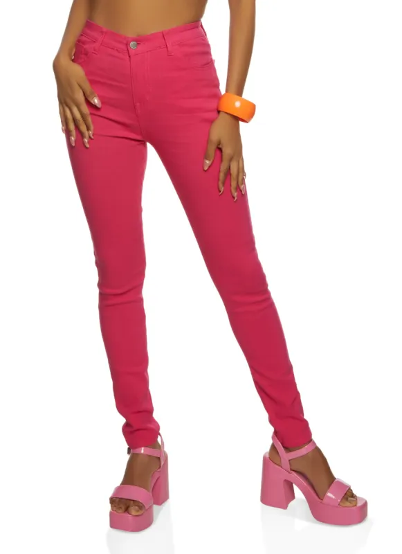 Daisy High Waist Skinny Jeans sold by Rainbow