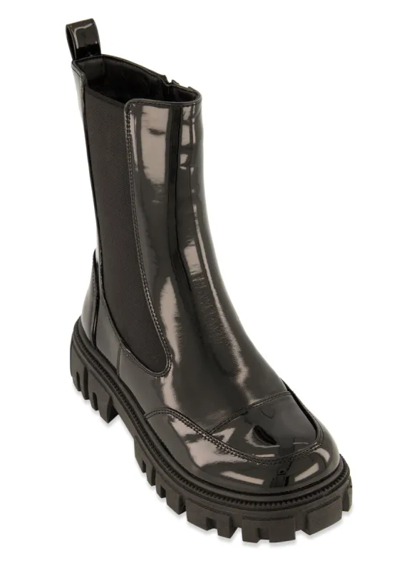 Chunky Platform Chelsea Boots sold by Rainbow