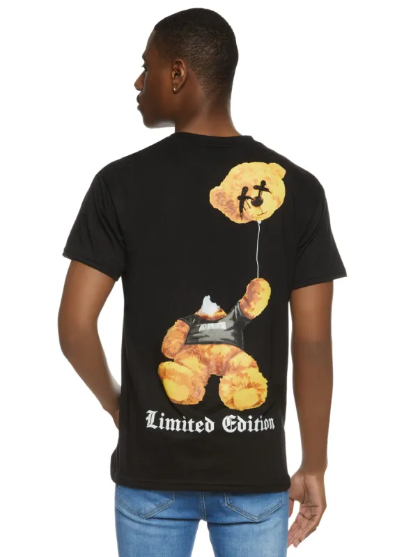 Mens Limited Edition Bear Graphic Tee sold by Rainbow