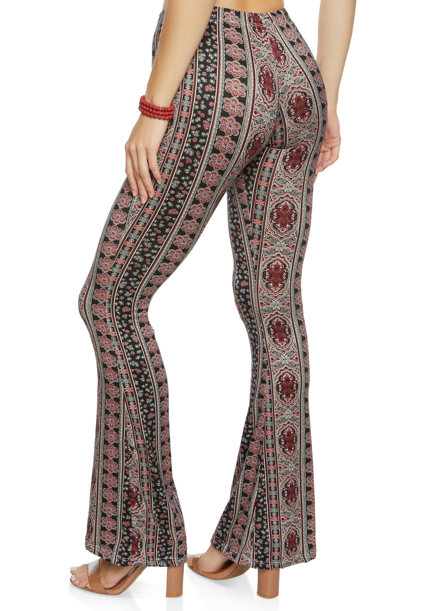 Paisley Border Print Flare Pants sold by Rainbow product image thumbnail 2