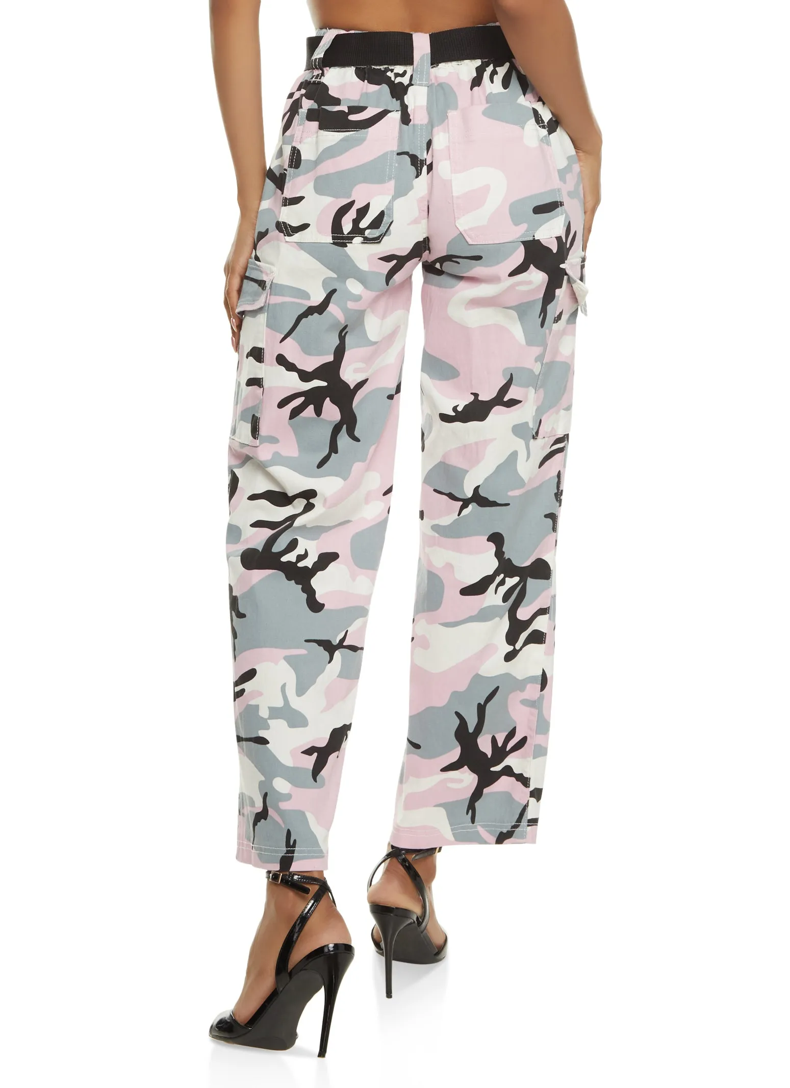 Belted Camouflage Cargo Pants sold by Rainbow product image thumbnail 3