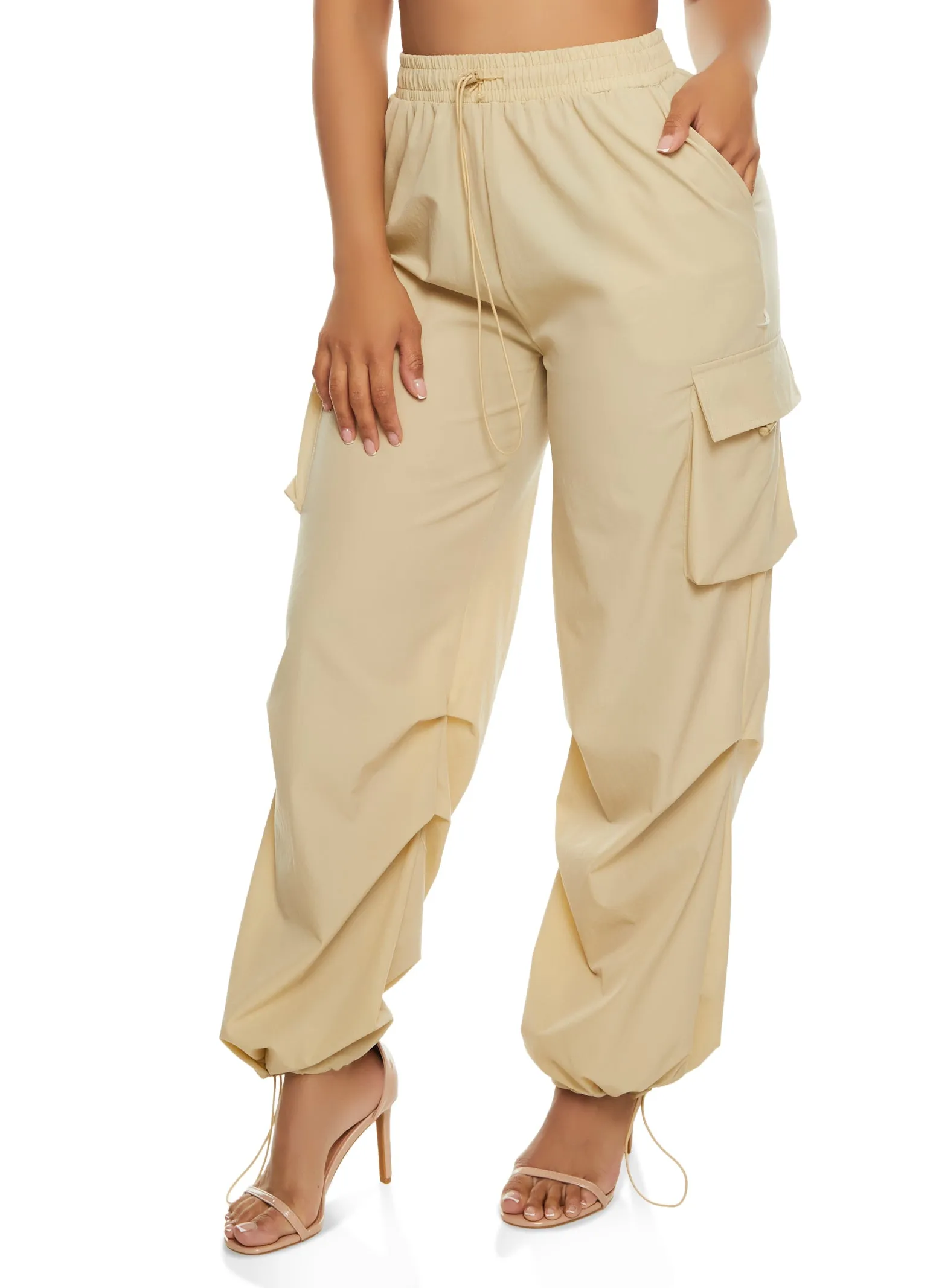 Toggle Drawstring Hem Cargo Pants sold by Rainbow product image thumbnail 2