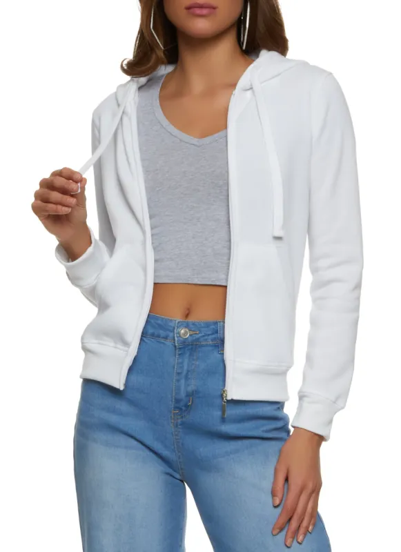Full Zip Fleece Hoodie sold by Rainbow