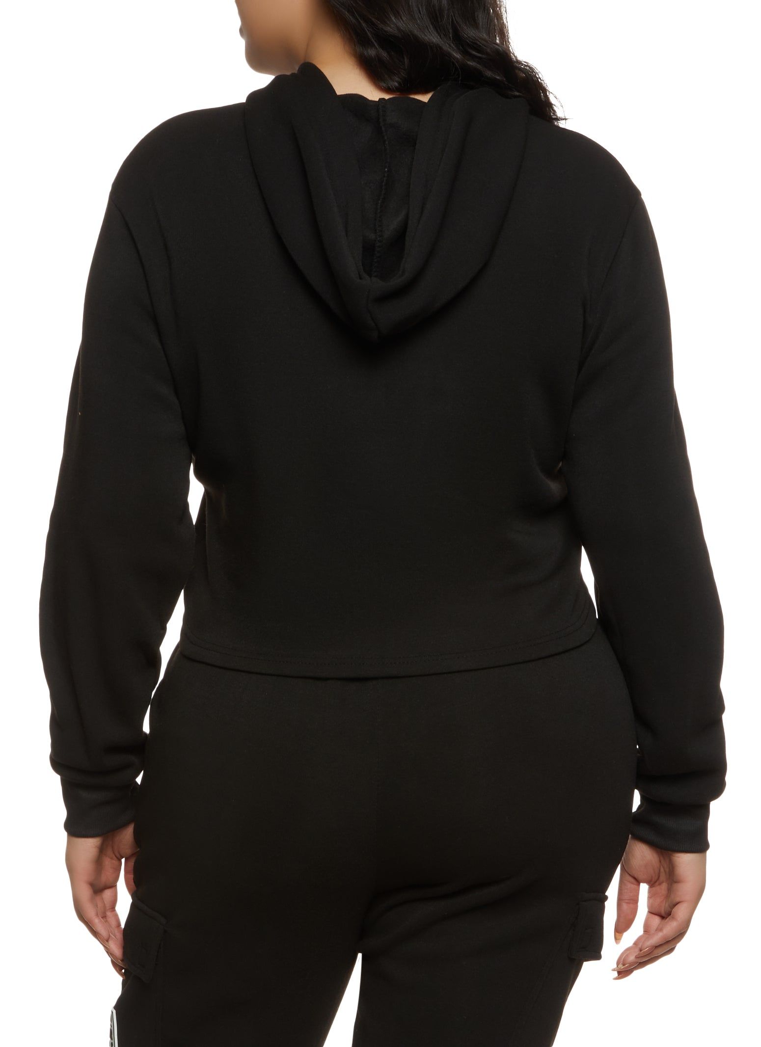 Plus Size Beyond Blessed Graphic Patch Hoodie sold by Rainbow product image thumbnail 3