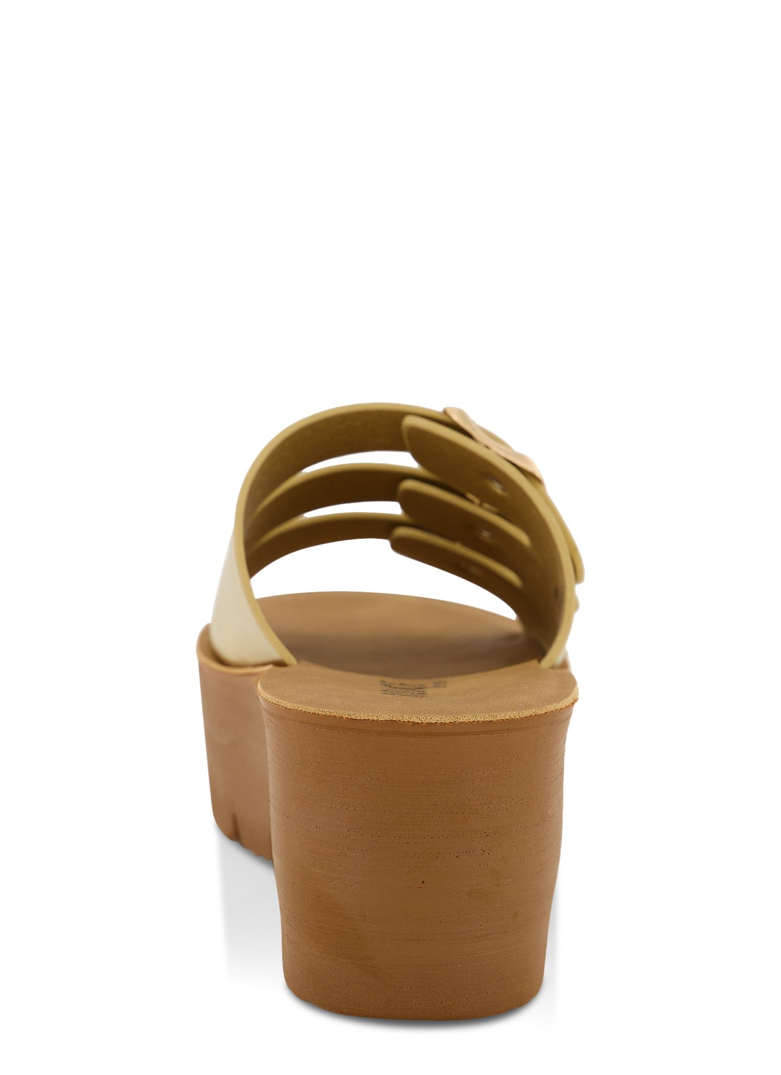 Buckle Detail Wedge Mules sold by Rainbow product image thumbnail 3