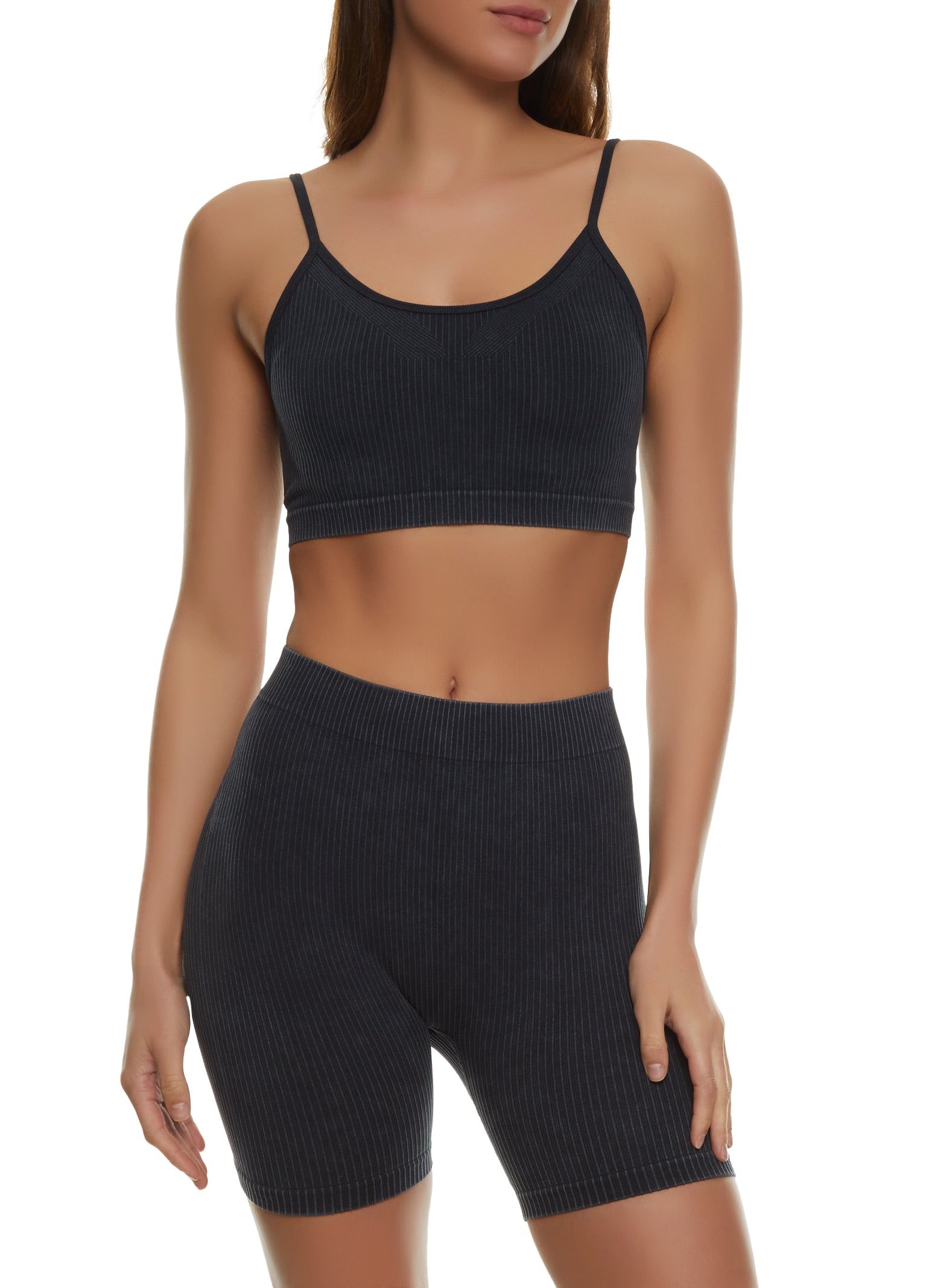 Seamless Ribbed Cropped Cami sold by Rainbow