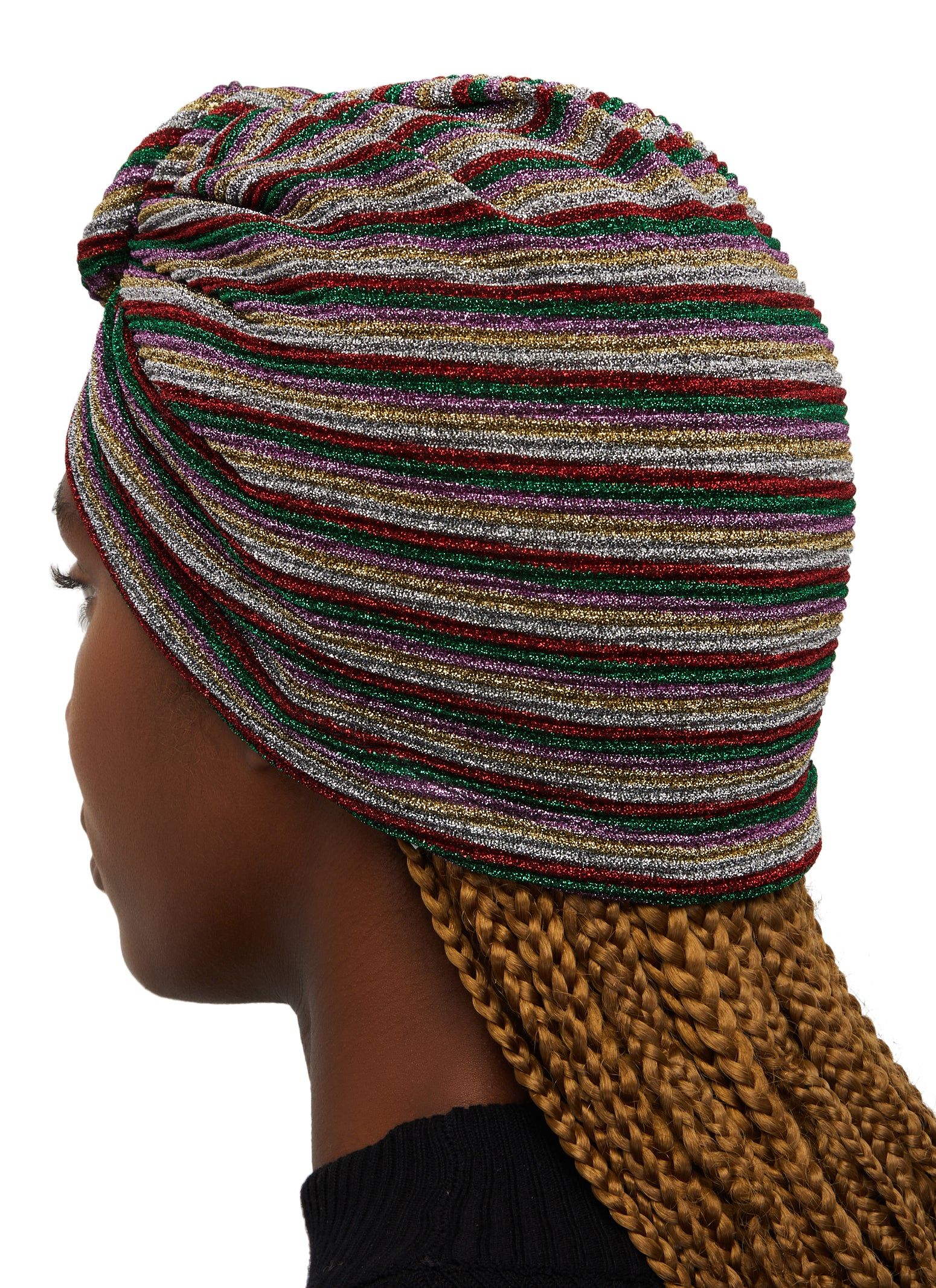 Lurex Knot Headwrap Turban sold by Rainbow