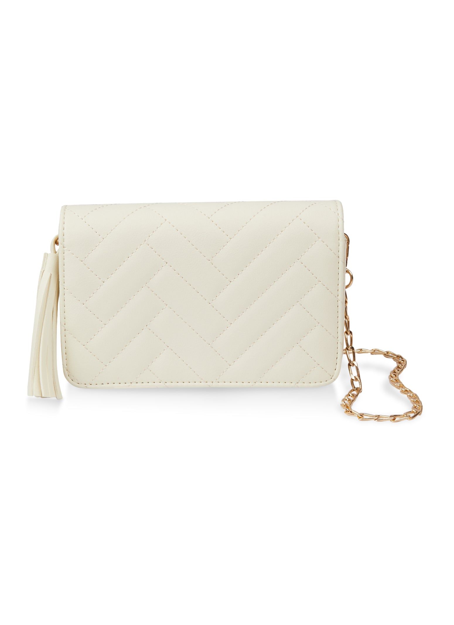 Quilted Chevron Crossbody Bag sold by Rainbow product image thumbnail 2