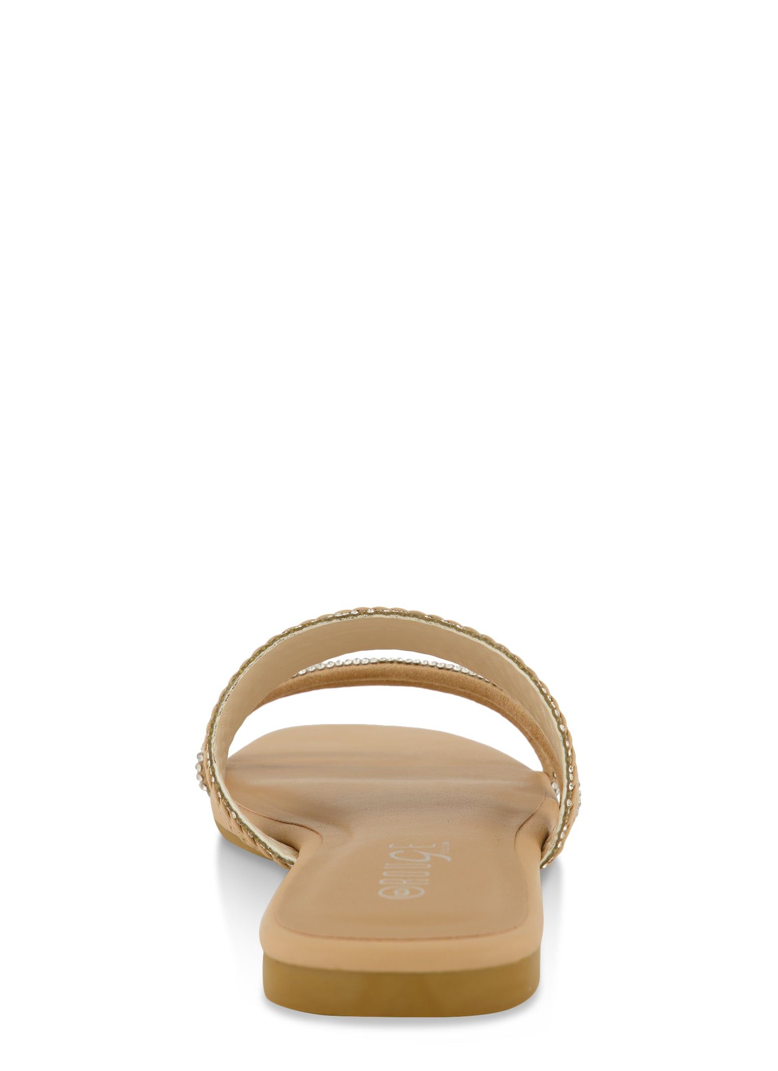 Rhinestone Braided Detail Band Slide Sandals sold by Rainbow product image thumbnail 3