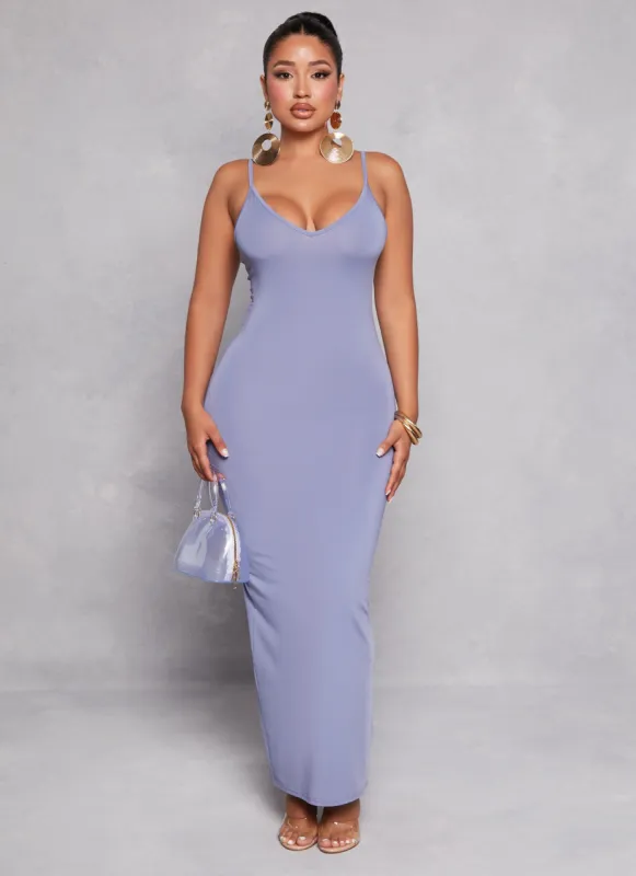 Daisy V Neck Bodycon Maxi Dress sold by Rainbow