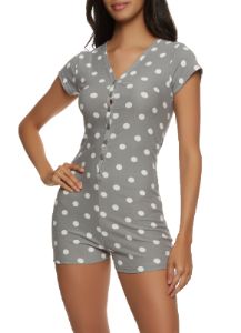 Sexy Polka Dot Pajama Romper sold by Rainbow