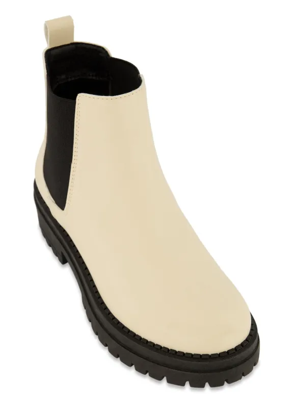 Pull On Elastic Chelsea Boots sold by Rainbow