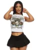 Almost Famous Twill Pleated Micro Skort sold by Rainbow