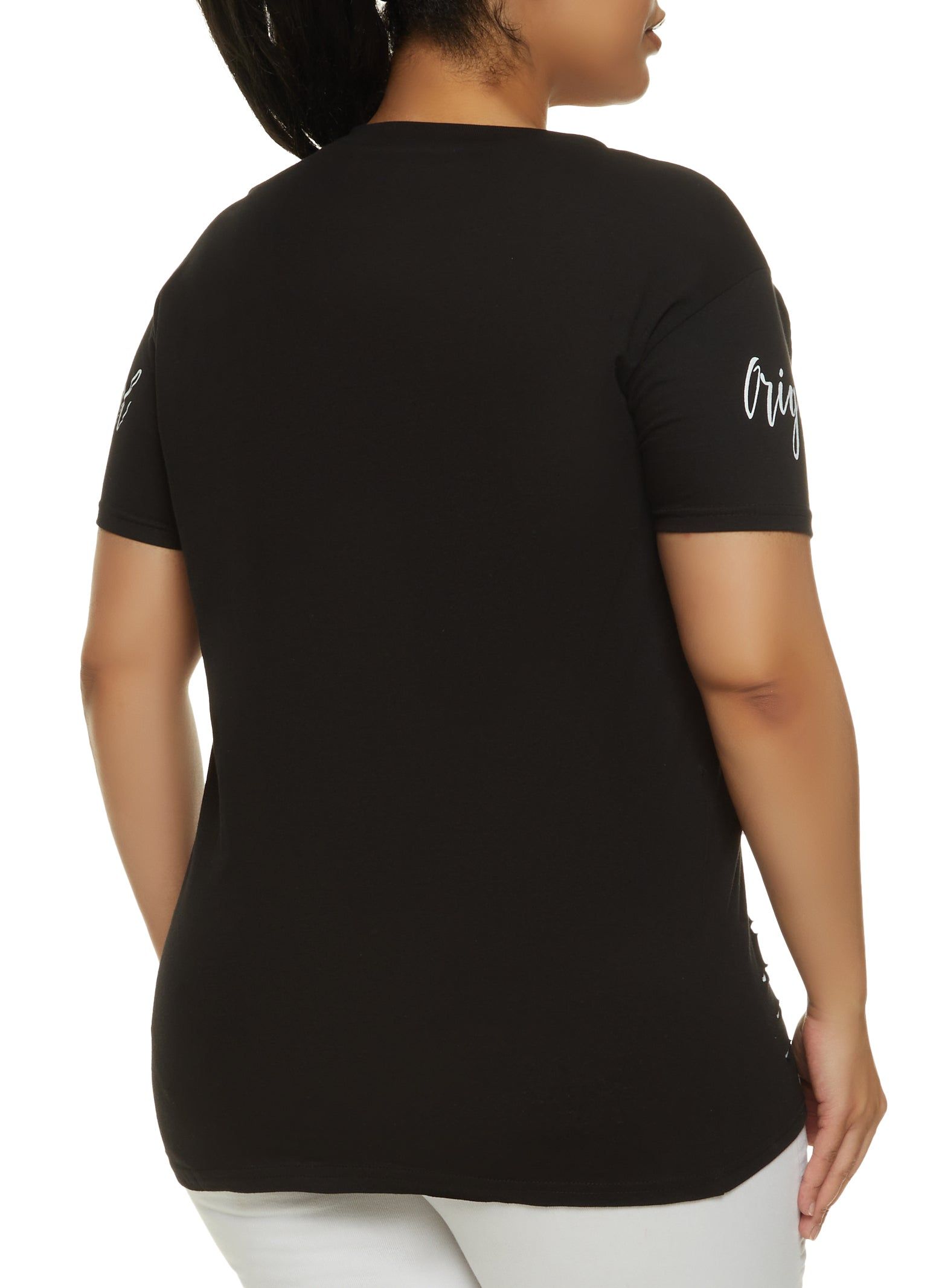 Plus Size Im Not Perfect But Im Original Laser Cut Tee sold by Rainbow product image thumbnail 2