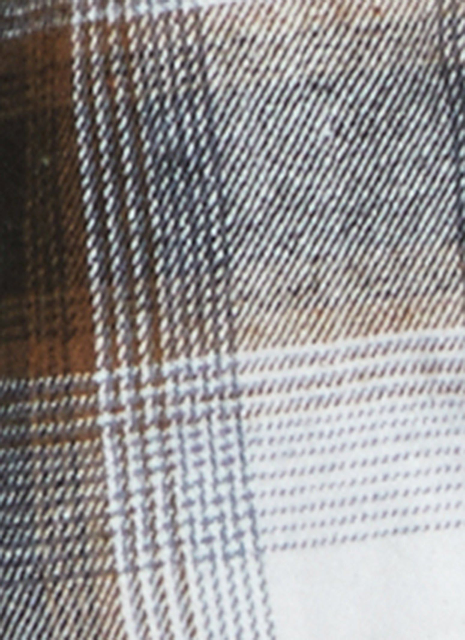 Plaid Brushed Knit Button Front Shacket sold by Rainbow product image thumbnail 4