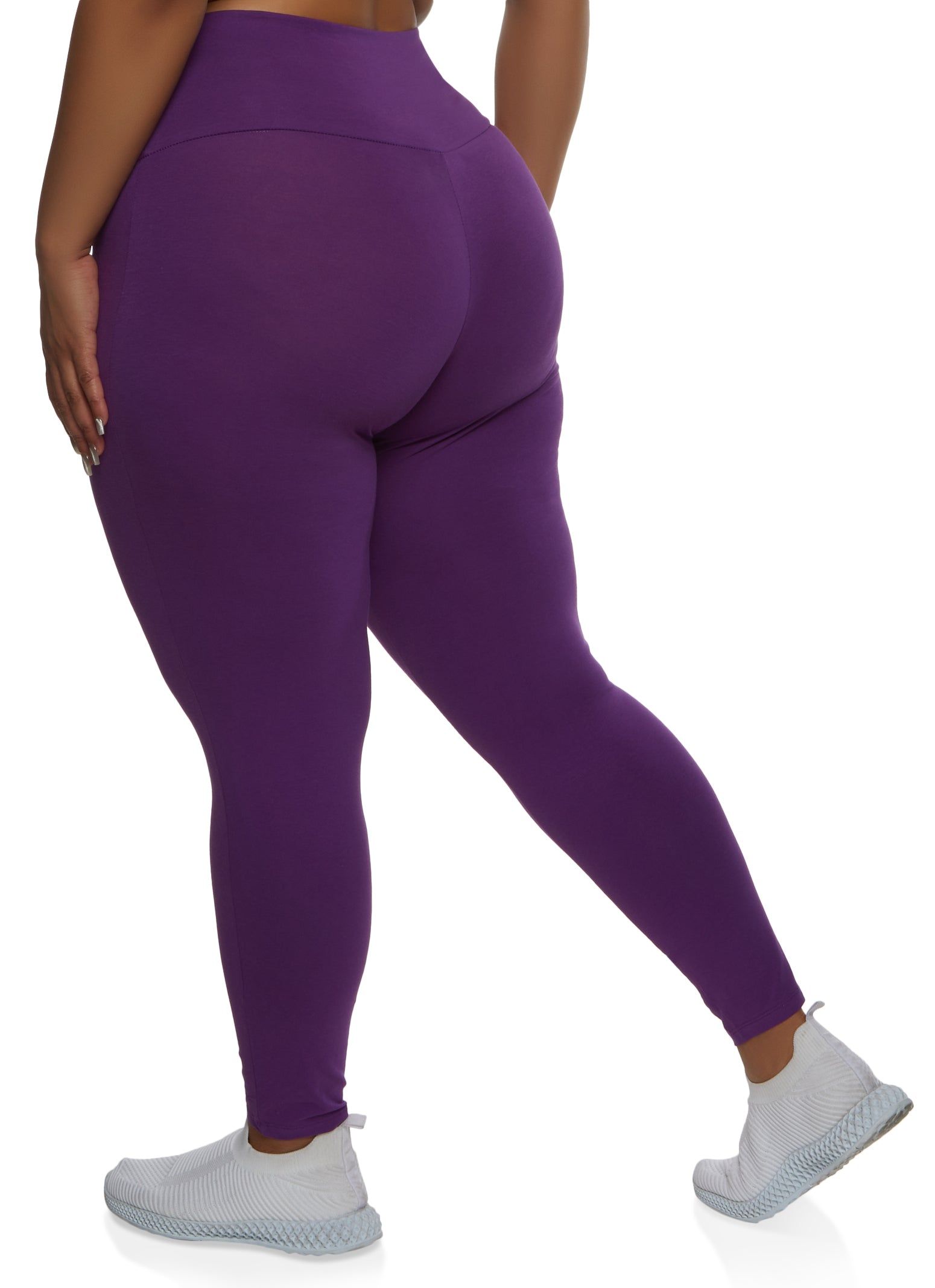 Plus Size Basic Waistband Leggings sold by Rainbow product image thumbnail 2