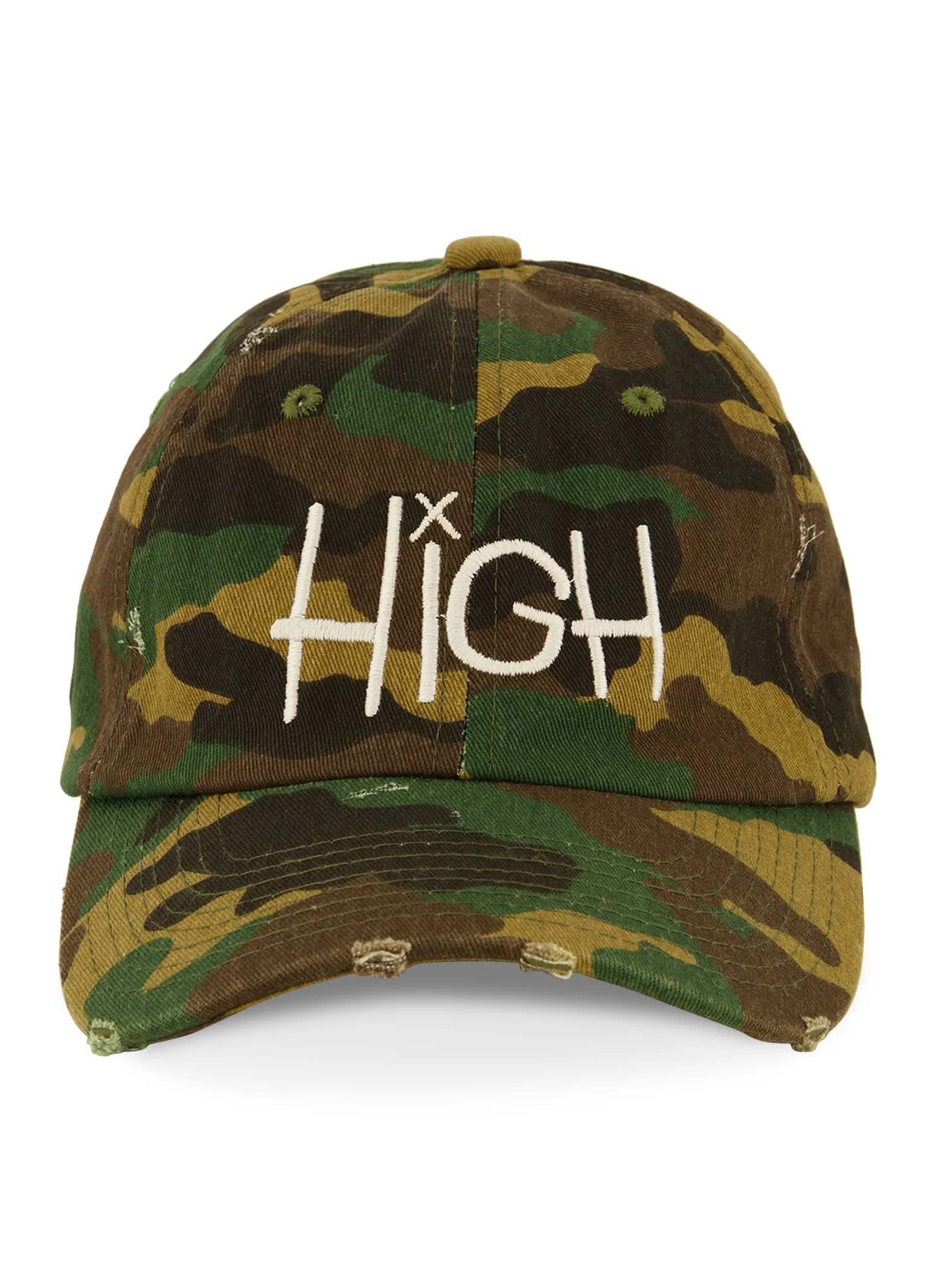High Distressed Baseball Cap sold by Rainbow product image thumbnail 3