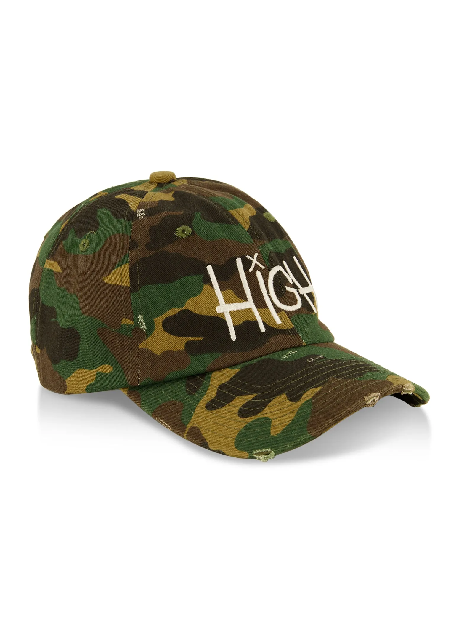 High Distressed Baseball Cap sold by Rainbow product image thumbnail 2
