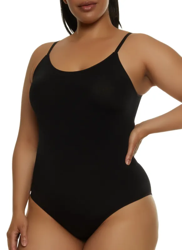 Plus Size Basic Shapewear Bodysuit sold by Rainbow
