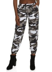 Nylon Side Zip Pocket Joggers sold by Rainbow
