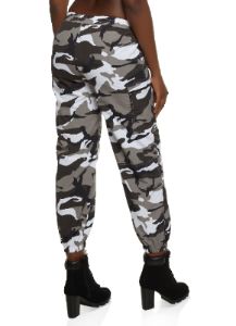 Nylon Side Zip Pocket Joggers sold by Rainbow