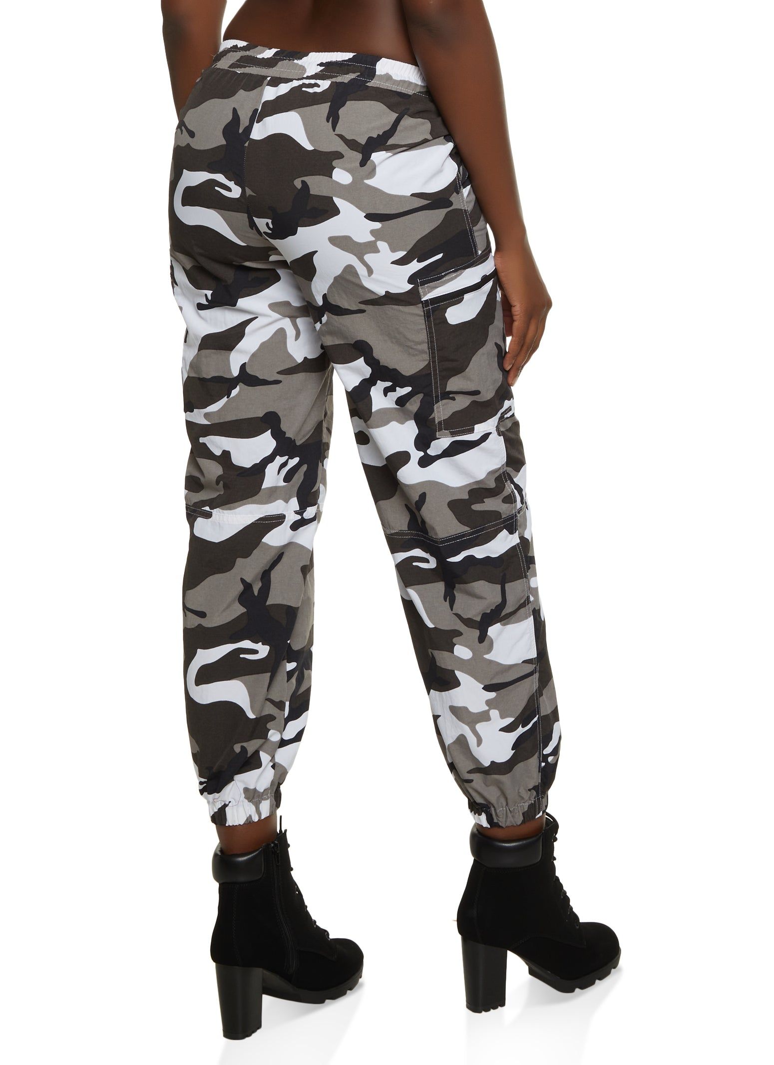 Nylon Side Zip Pocket Joggers sold by Rainbow product image thumbnail 3