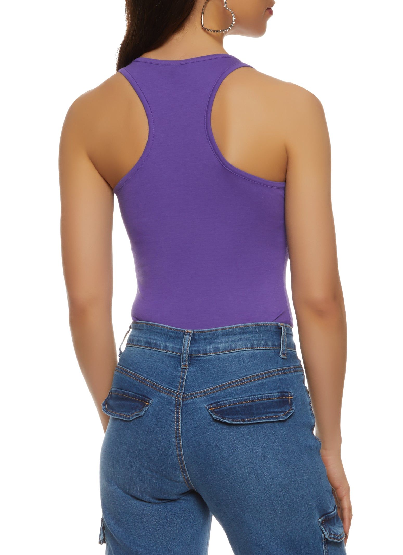 V Neck Tank Bodysuit sold by Rainbow product image thumbnail 3