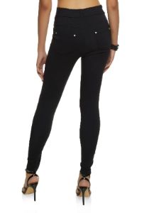 Faux Button Stretch Pants sold by Rainbow