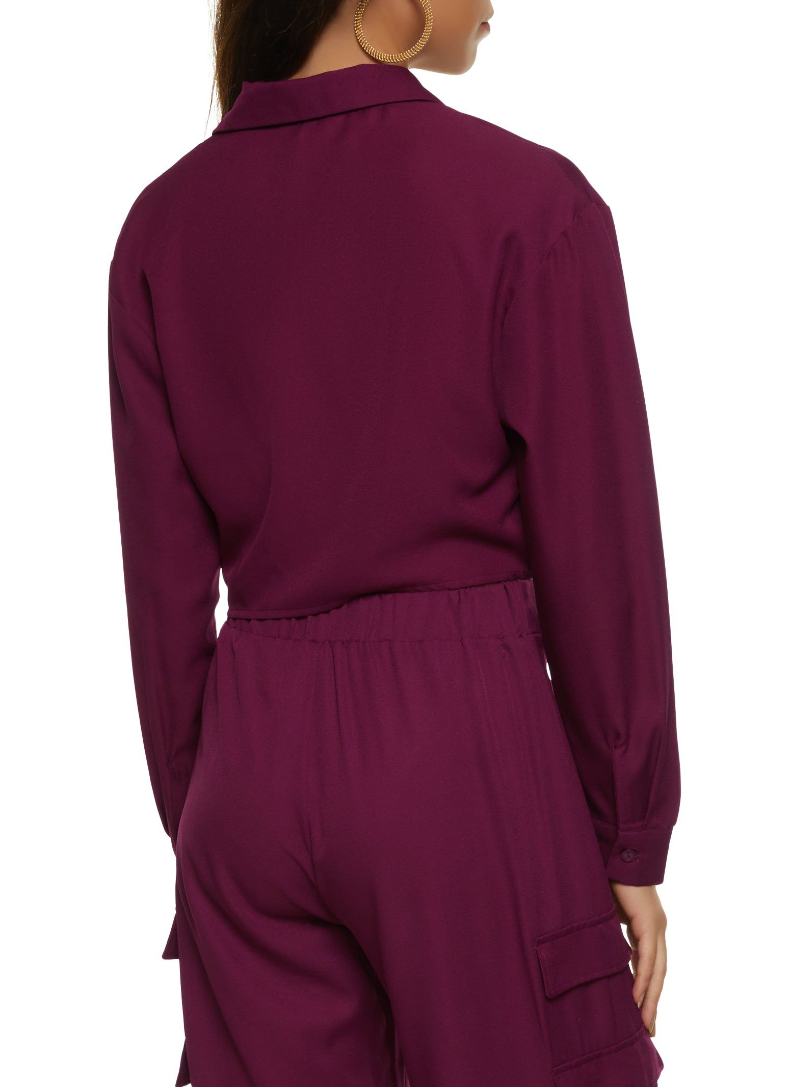 Pocket Detail Twist Front Crop Top sold by Rainbow product image thumbnail 3