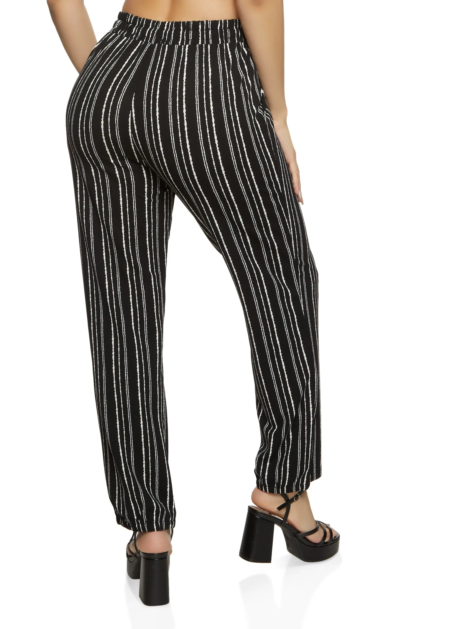 Crepe Knit Stripe Pants sold by Rainbow product image thumbnail 2
