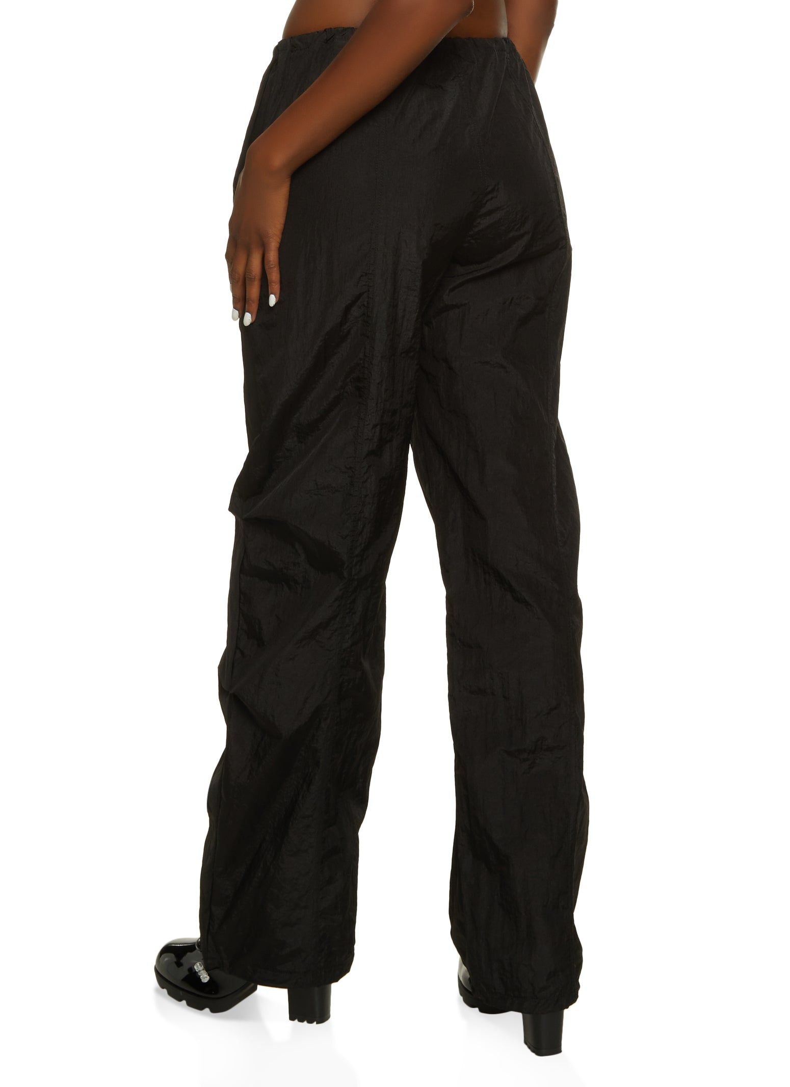 Nylon Toggle Drawstring Hem Parachute Pants sold by Rainbow product image thumbnail 2