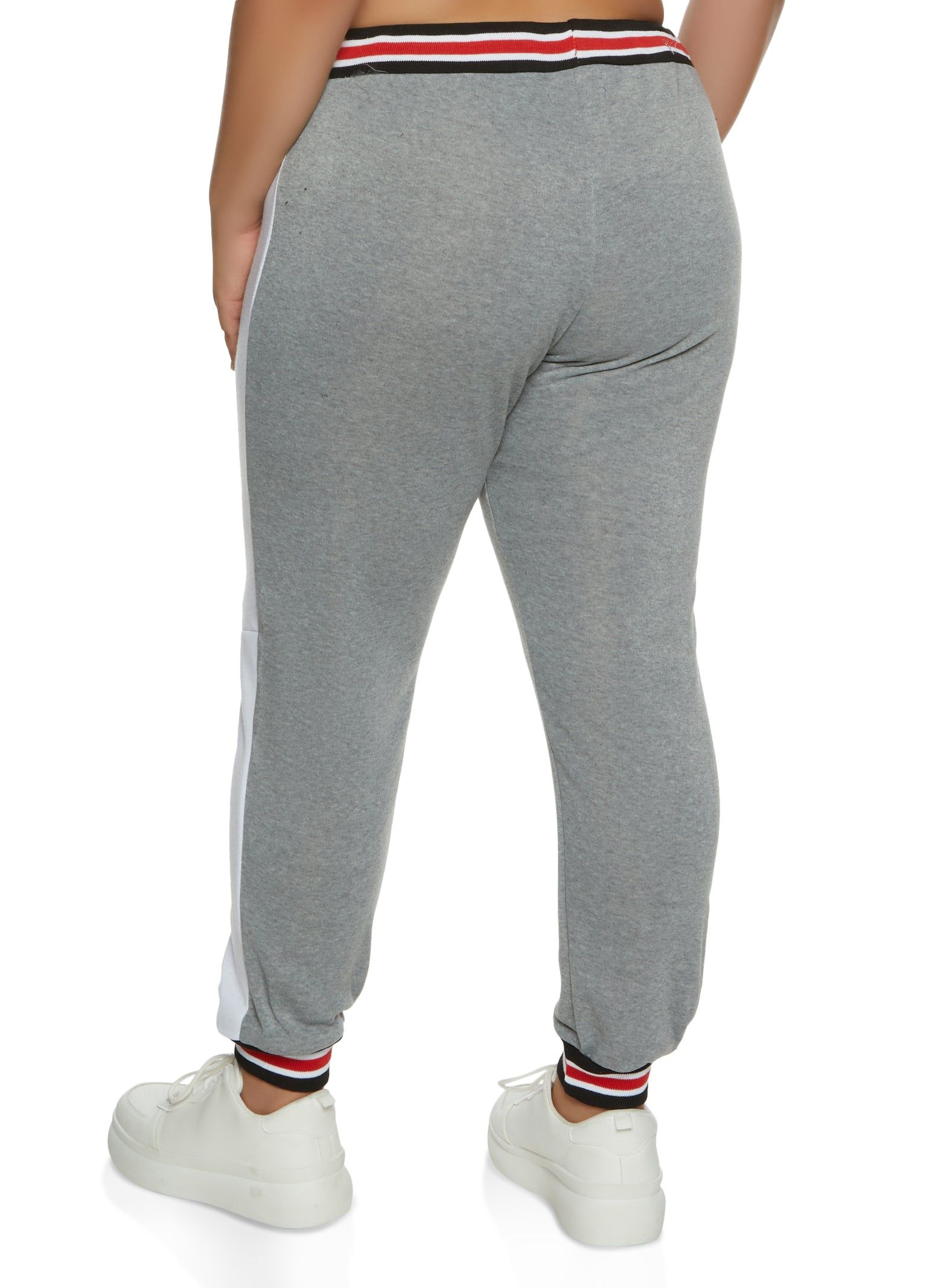 Plus Size Fleece Graphic Varsity Joggers sold by Rainbow product image thumbnail 2