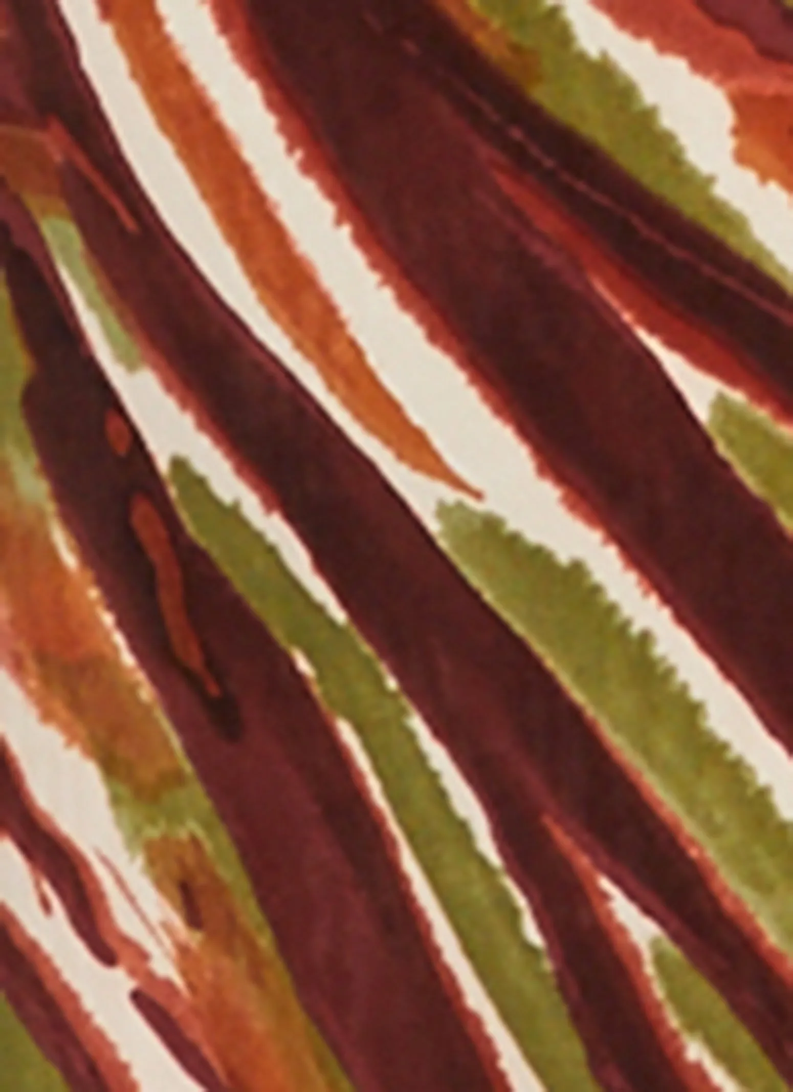 Plus Size Printed Pattern Maxi Faux Wrap Dress sold by Rainbow product image thumbnail 4